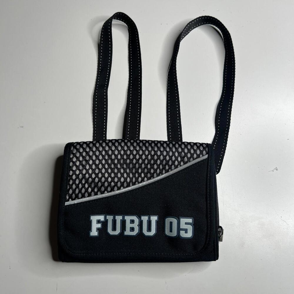 FUBU 05 Archive Mini‎ Crossbody Bag Black Y2K Streetwear Rare